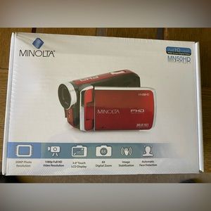 NIB Minolta HD camcorder